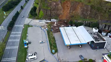 Samsun Heyelanında Akaryakıt İstasyonu Müdürü Gözaltında