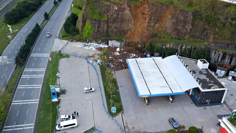 Samsun Heyelanında Akaryakıt İstasyonu Müdürü Gözaltında
